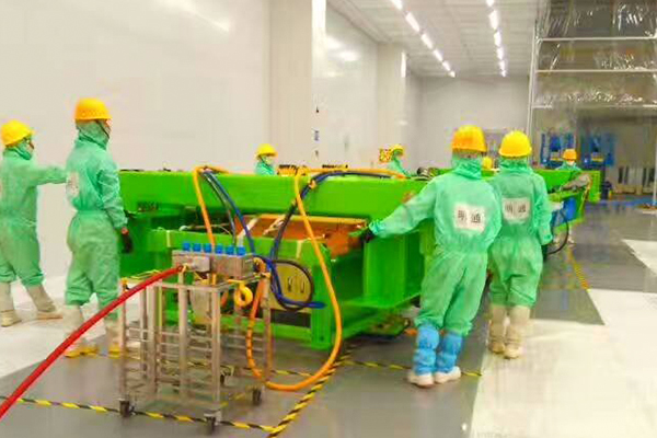 中國電子設備無塵室移位項目
